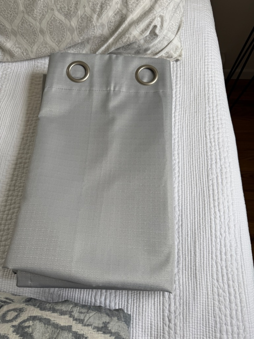 Mainstays Soft Silver Window Panel Curtain with Grommet